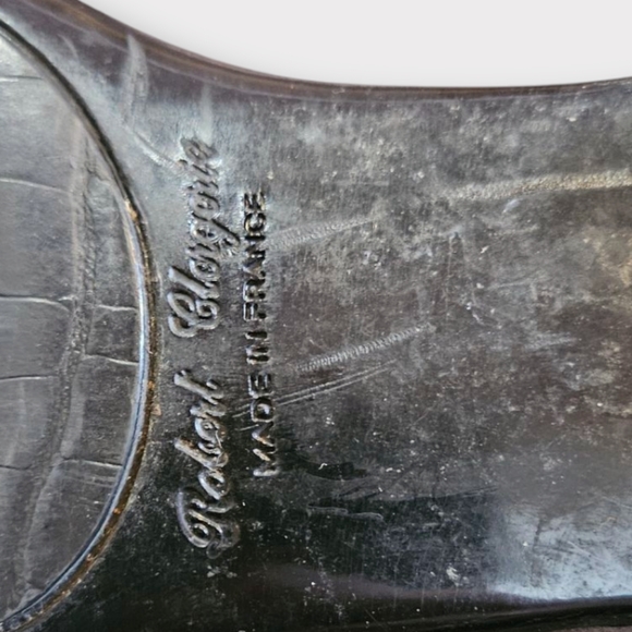 Robert Clergerie Mepe Gray Over The Knee Stretch Boots - Picture 7 of 8